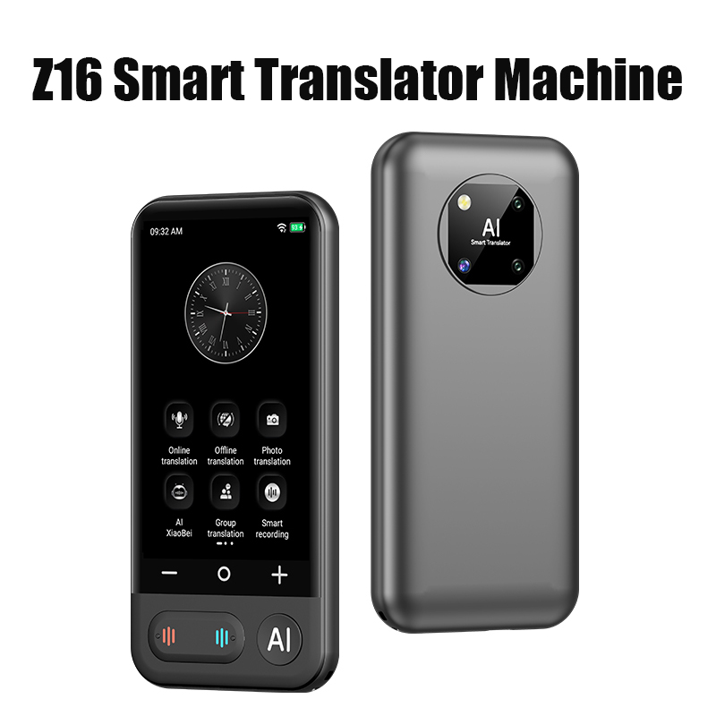 Portable Translator Device - Z16 Draagbare Slimme Vertaler Machine AI