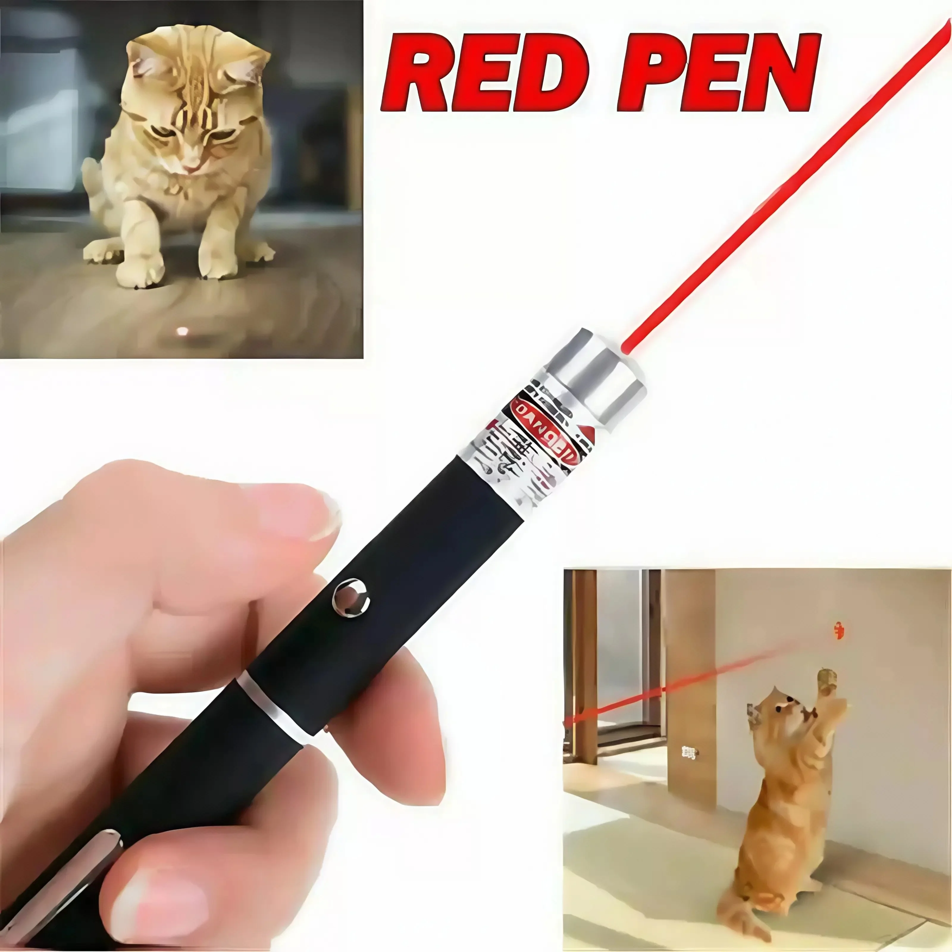 Laser Pointer Presenter - Rode laseraanwijzerpen - lange afstand single