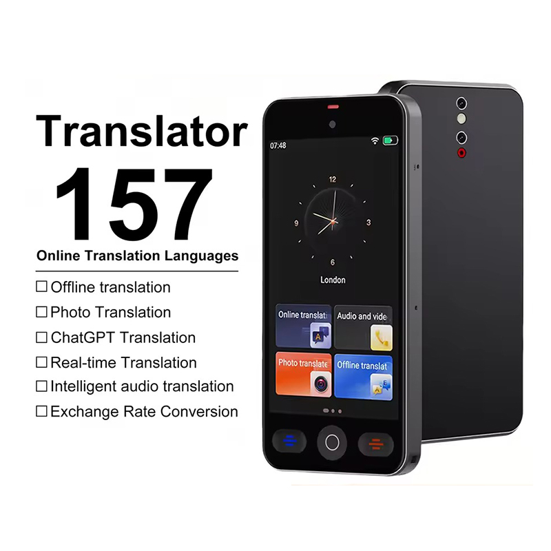 Portable Translator Device - S10 Pro Taalvertalerapparaat met 152 talen,