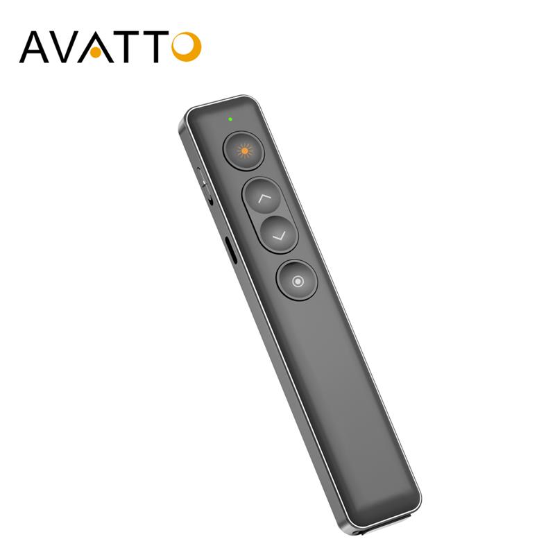 Laser Pointer Presenter - AVATTO draadloze presenter met Air Mouse
