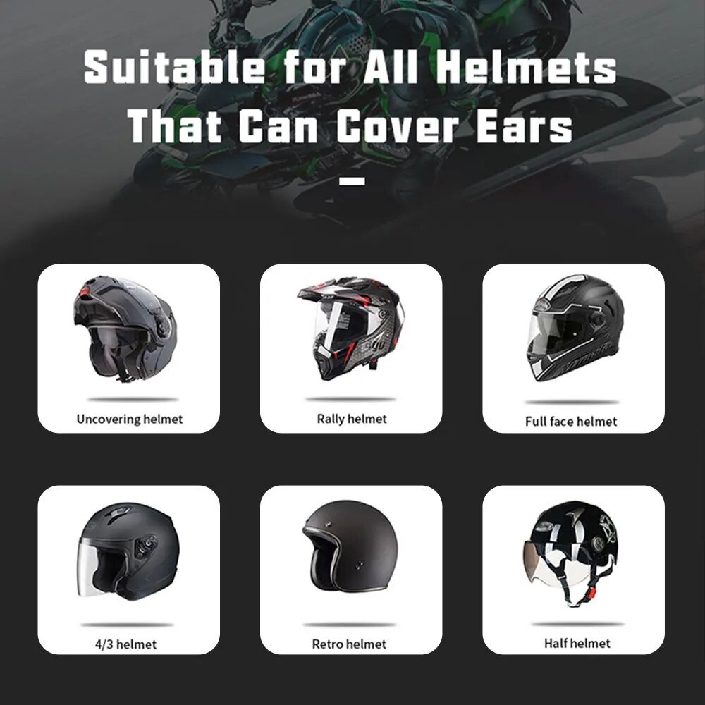 Kihous Single Ear motorhelm-he - Bluetooth Speaker Waterproof recensie en prijs